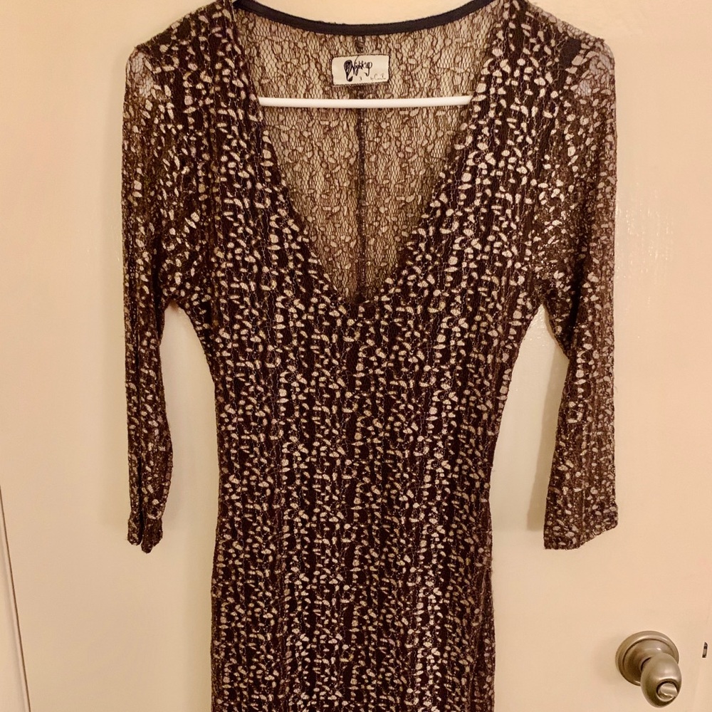 Sparkly sheer dress